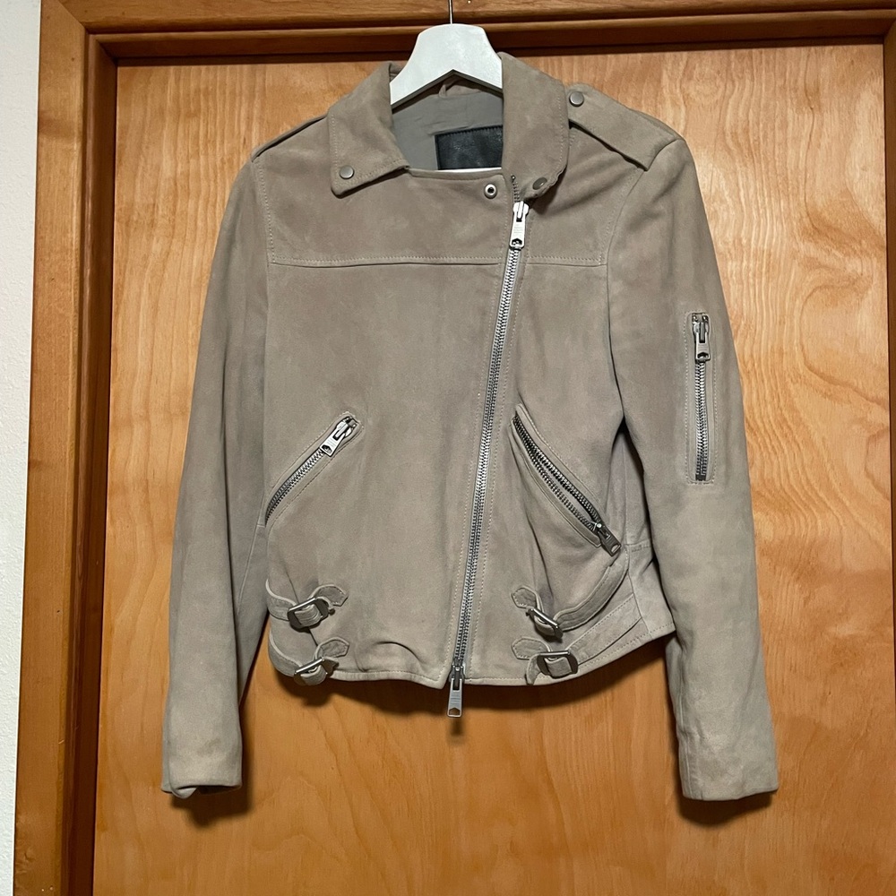 Women's Tan Suede Jacket